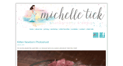 Desktop Screenshot of michelletiekphotography.com
