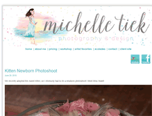 Tablet Screenshot of michelletiekphotography.com